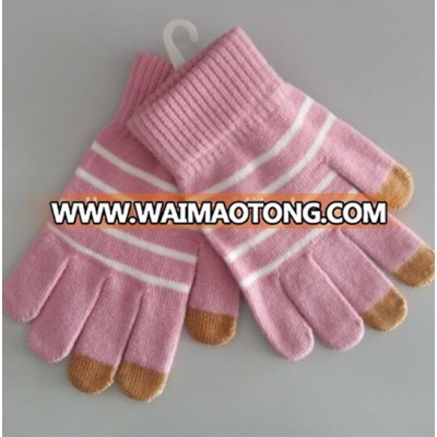 Import China cute knit wool personalized winter glove